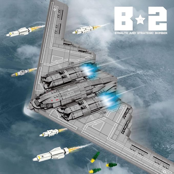 B-2 Stealth Bomber Blocks Set | 2063 PCS