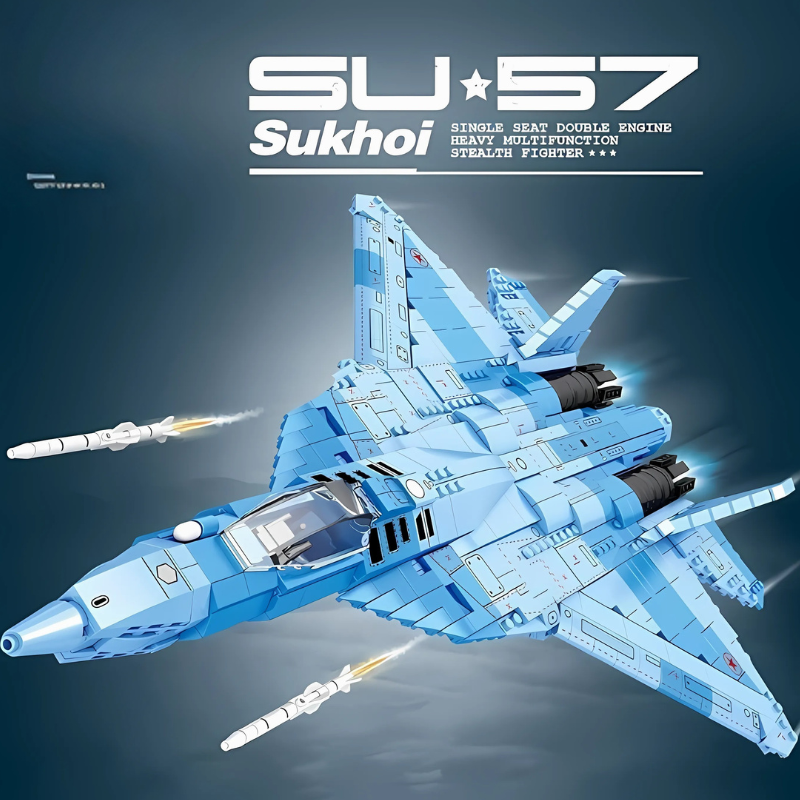 SU-57 Fighter Blocks Set | 1456 PCS